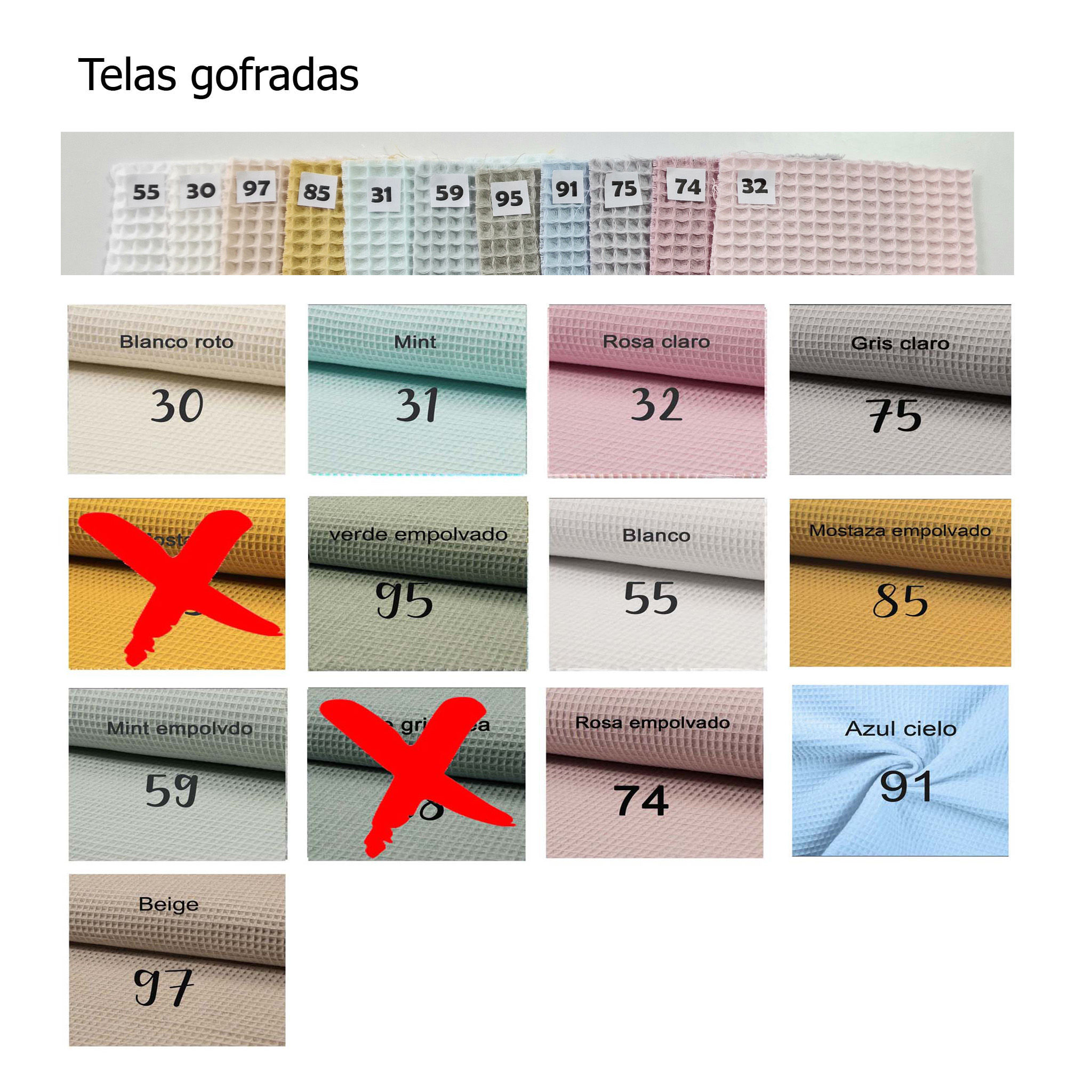 telas gofrdas en espanol